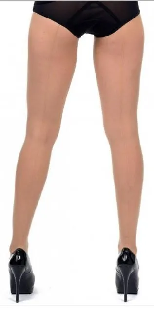 0949L      Nude Back Seamed Pantyhose - LAST CHANCE - Final Closeout!