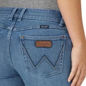 09MWZUH34 Wrangler Women's Mae Mid Rise Jean 34'