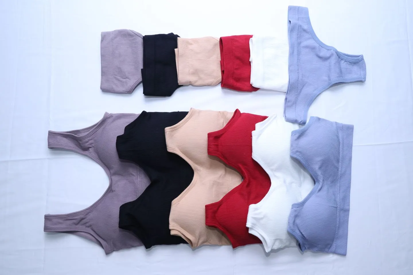 10007 - Sportswear Bra & Half Brief Panty Set for Regular Use