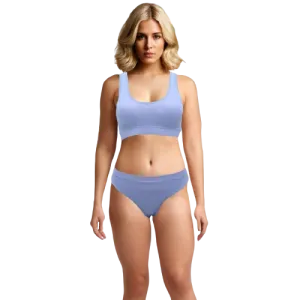 10007 - Sportswear Bra & Half Brief Panty Set for Regular Use
