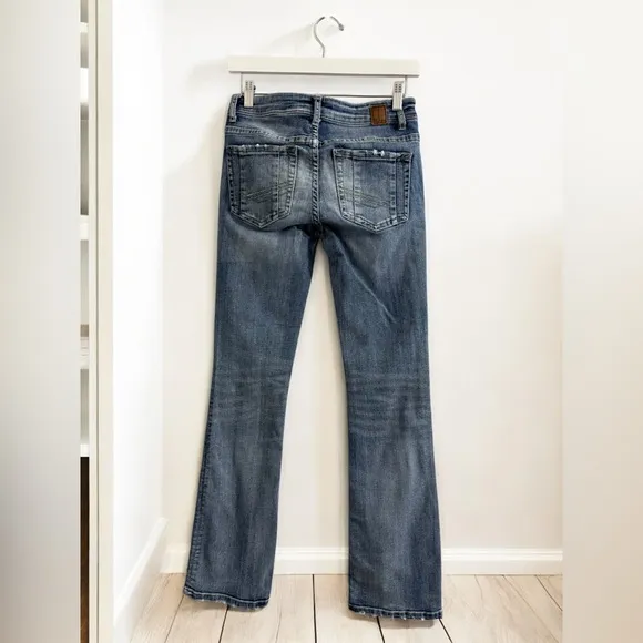 1124 Buckle | BKE Stella Bootcut Jeans 25L (27x33) Western Cowgirl Stretch Cute