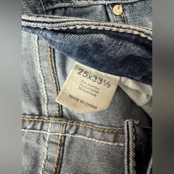 1124 Buckle | BKE Stella Bootcut Jeans 25L (27x33) Western Cowgirl Stretch Cute