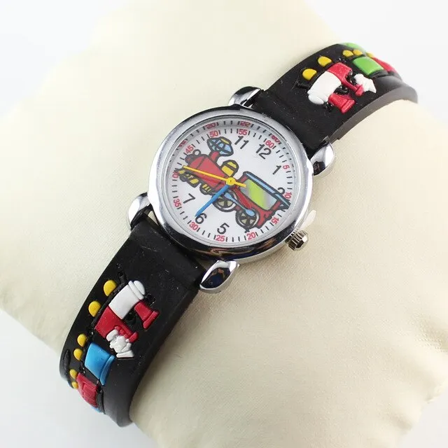 2018 New 3D Silicon Cartoon Character Kids Watch For Boys Girls Quartz Wrist Watches Children Love Nice 5 Colors
