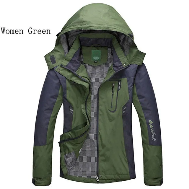 2018 Spring Autumn Winter Women Jacket Single thick outwear Jackets Hooded Wind waterproof Female Coat parkas Clothing