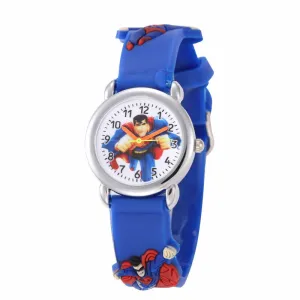 2019 Children Watches 3D Superman Cartoon Watch Casual Boys Sports Quartz Watches Kids Watches Clock relogio montre enfant saat