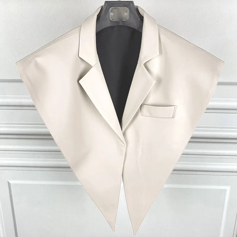 2022 New Spring Autumn Genuine Sheepskin Leather Shawls Women's Real Leather Jacket S3876
