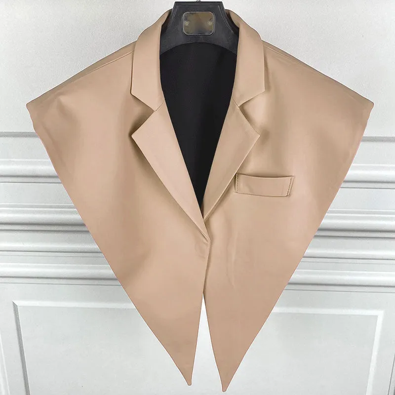 2022 New Spring Autumn Genuine Sheepskin Leather Shawls Women's Real Leather Jacket S3876