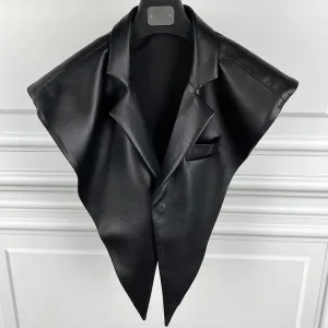 2022 New Spring Autumn Genuine Sheepskin Leather Shawls Women's Real Leather Jacket S3876