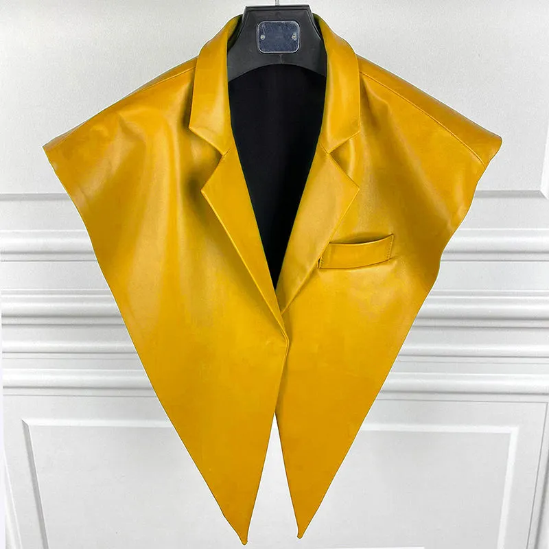 2022 New Spring Autumn Genuine Sheepskin Leather Shawls Women's Real Leather Jacket S3876