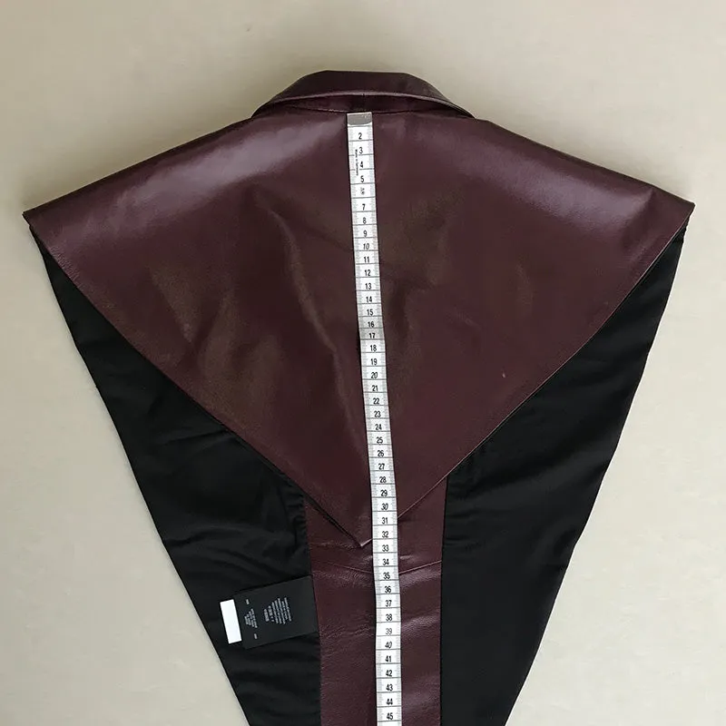 2022 New Spring Autumn Genuine Sheepskin Leather Shawls Women's Real Leather Jacket S3876
