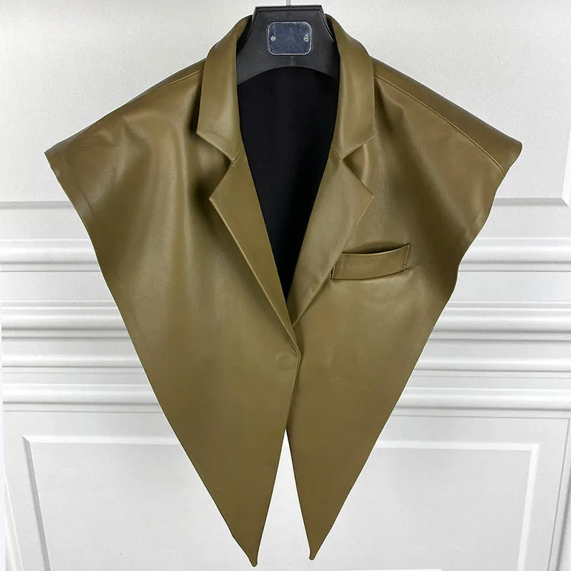 2022 New Spring Autumn Genuine Sheepskin Leather Shawls Women's Real Leather Jacket S3876