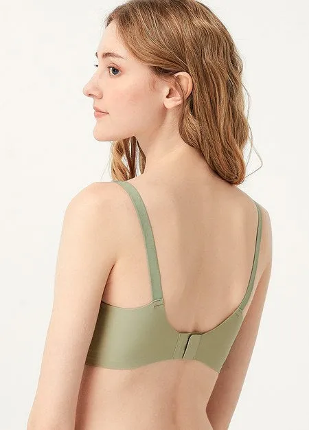210826G Ultra Silky Seamless Maternity & Nursing Bra - Olive