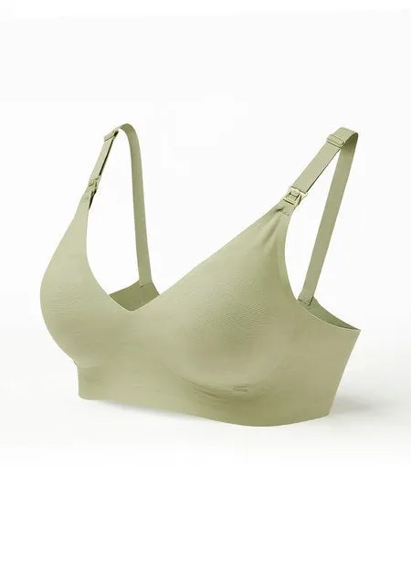 210826G Ultra Silky Seamless Maternity & Nursing Bra - Olive