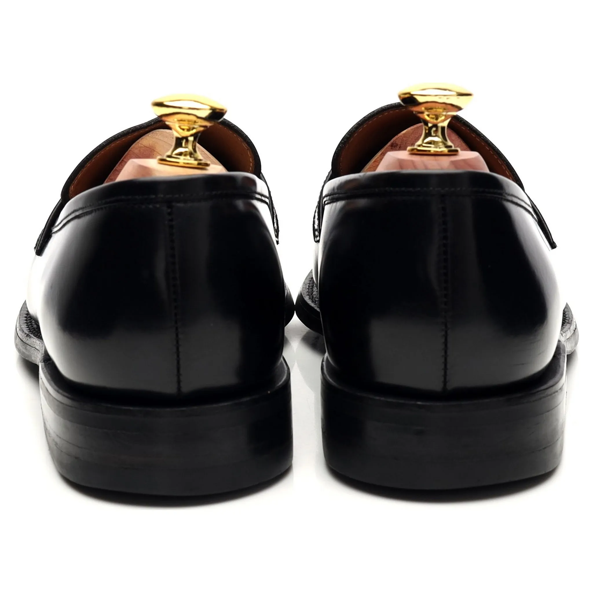 '211B' Black Leather Loafers UK 7.5 F