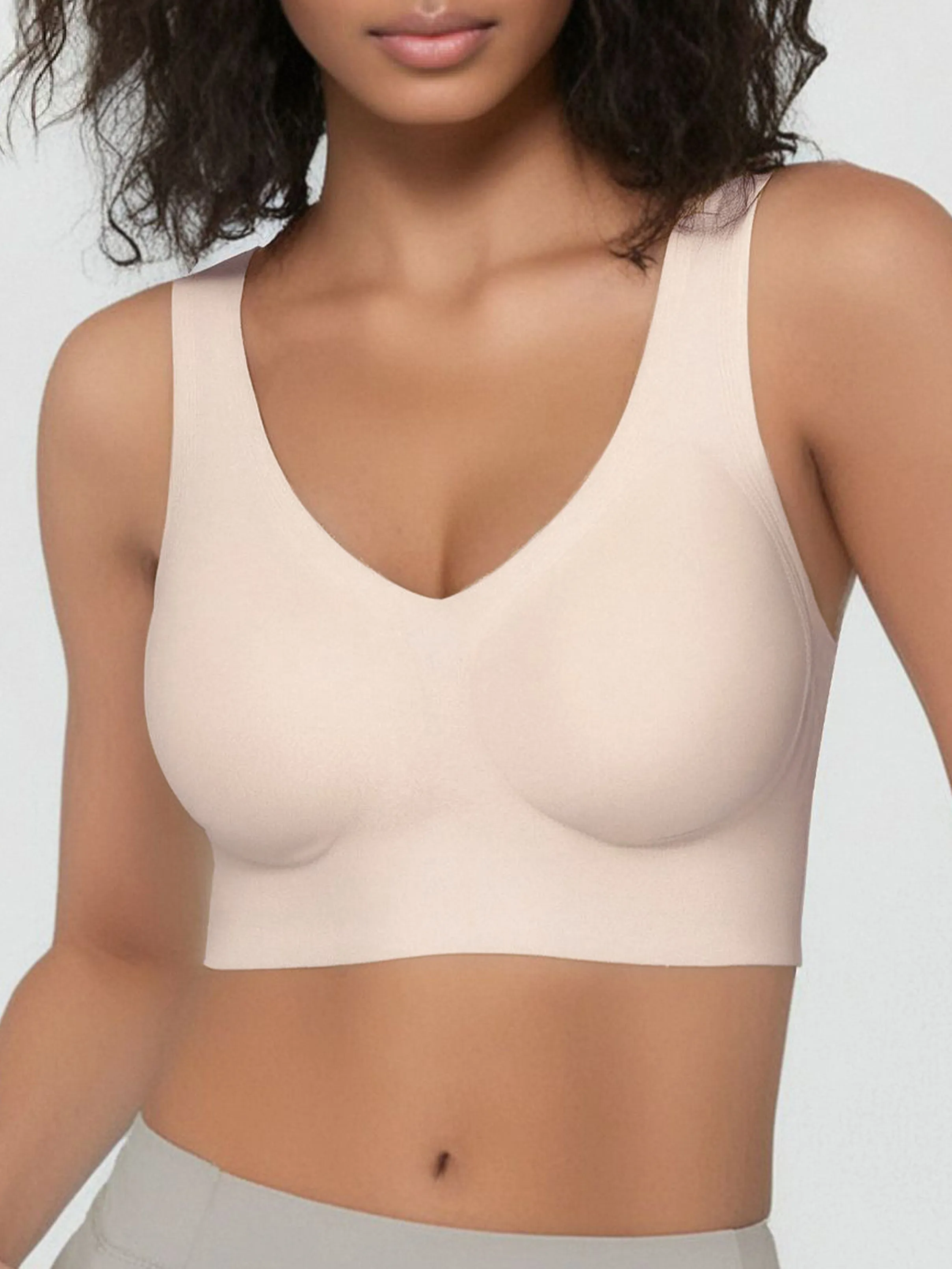 24H Comfort Seamless Bra - One Size in Black