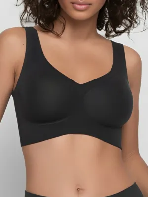 24H Comfort Seamless Bra - One Size in Black