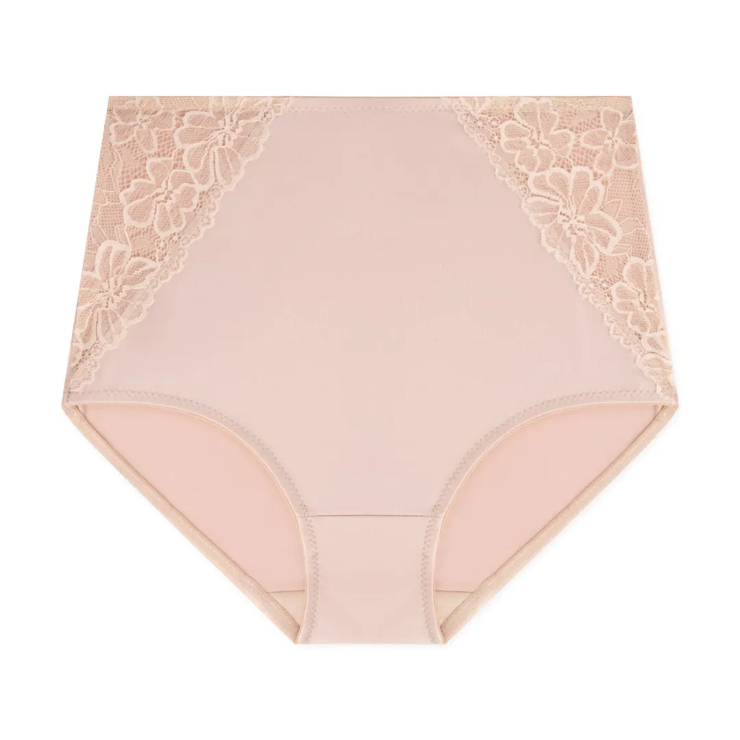3 Pack Shaping Lace Accented Briefs