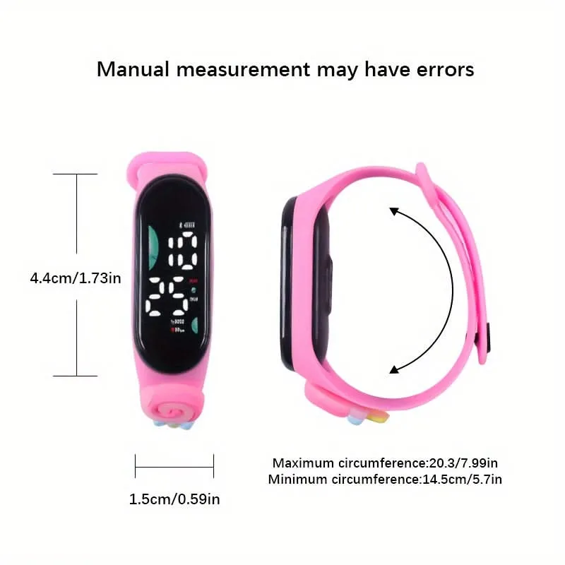 3 pcs. Cute Cartoon Electronic Bracelet Watch Set for Girls
