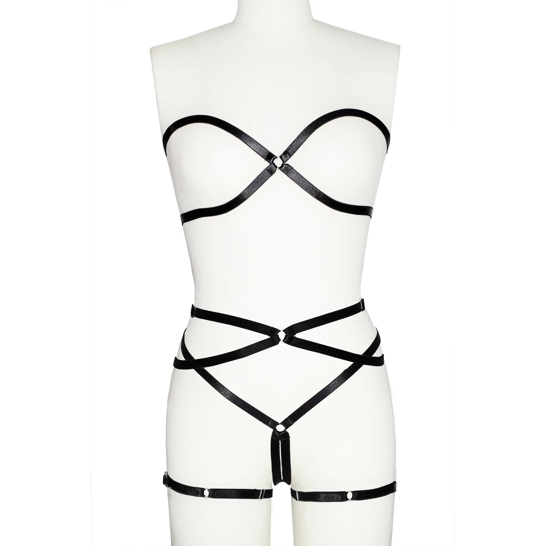 3 Piece Body Garter Set
