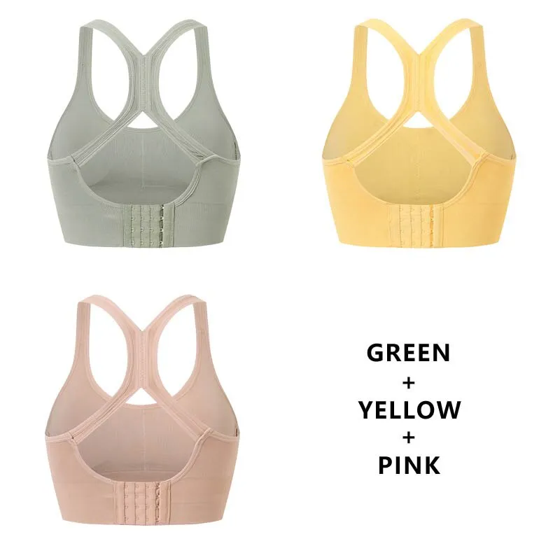 3 Pieces Bras For Underwear Lingerie Add Pad Bra Seamless Push Up Bralette Brassiere Wireless Sports
