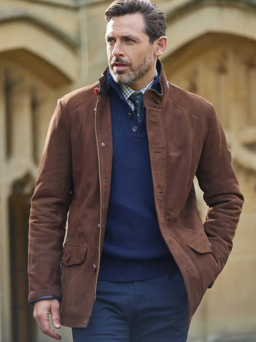 30% OFF DUBARRY Moore Leather Jacket - Mens - Walnut - Size: MEDIUM