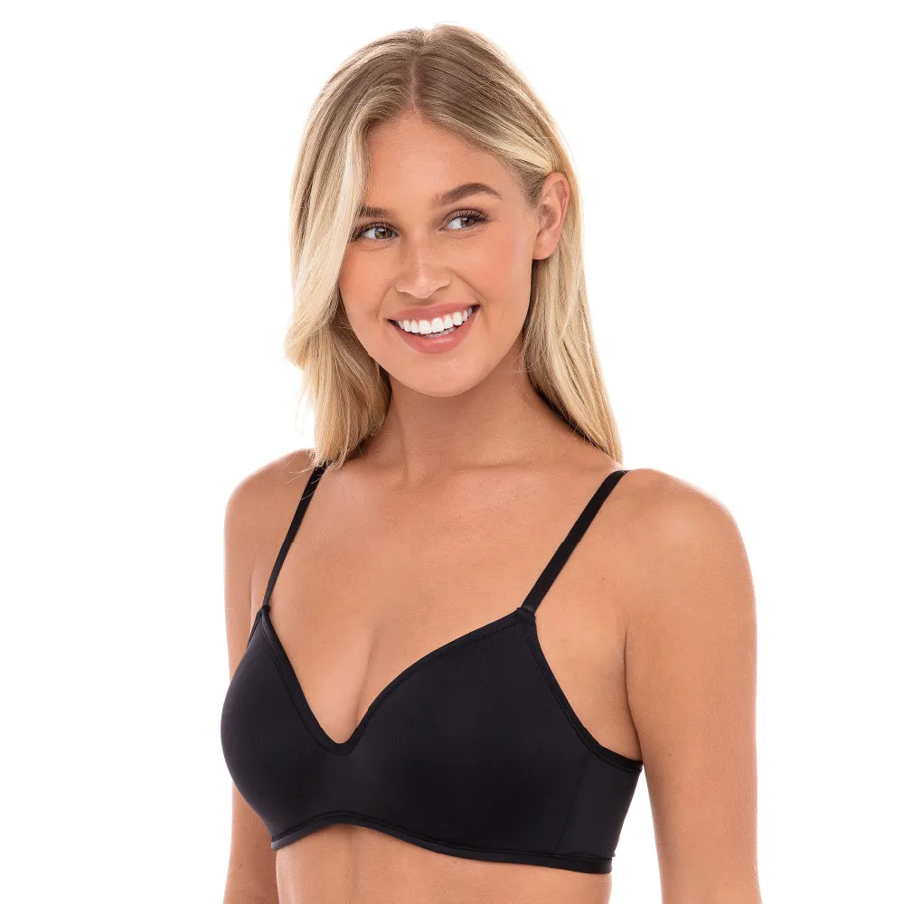 4 Pack Soft Foam Wireless T-Shirt Bra