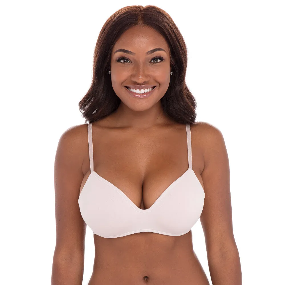4 Pack Soft Foam Wireless T-Shirt Bra