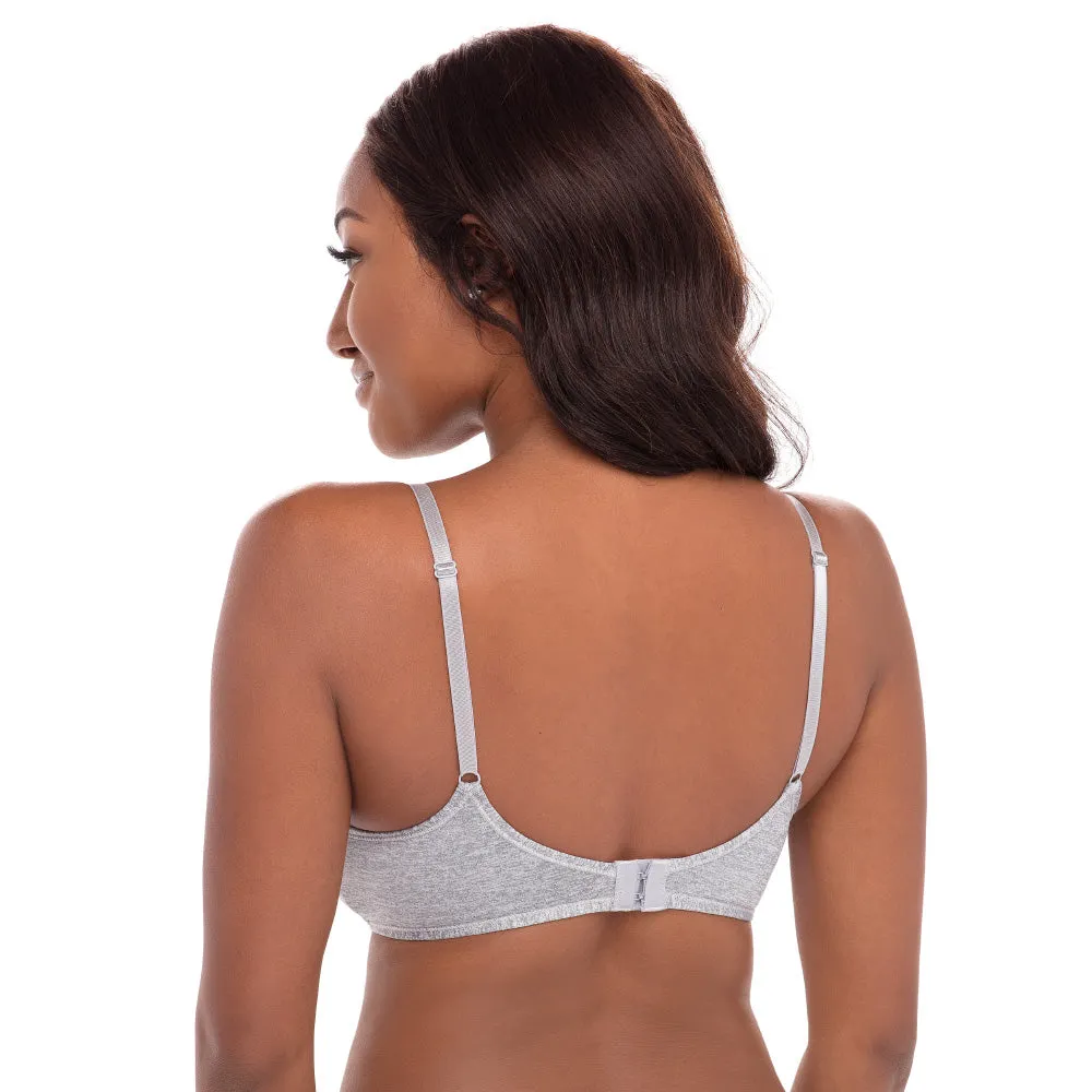4 Pack Soft Foam Wireless T-Shirt Bra