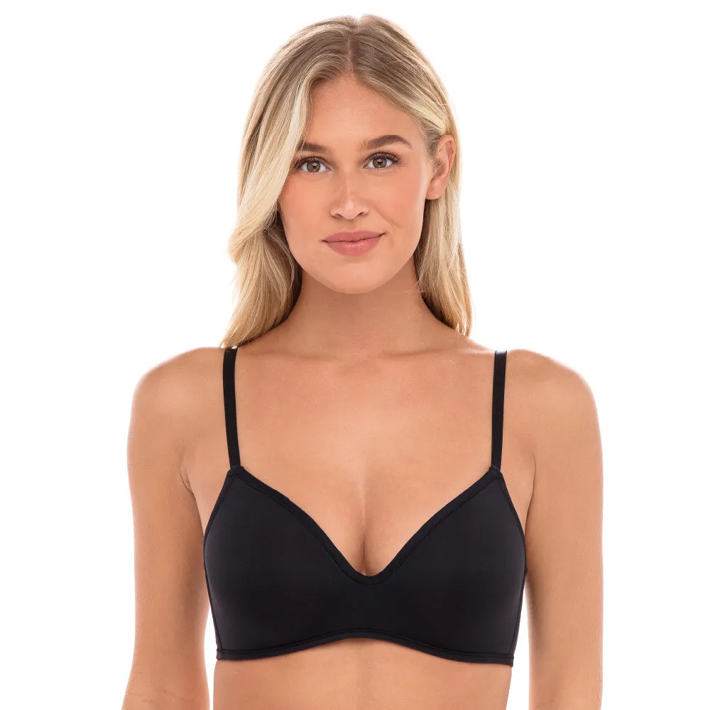4 Pack Soft Foam Wireless T-Shirt Bra