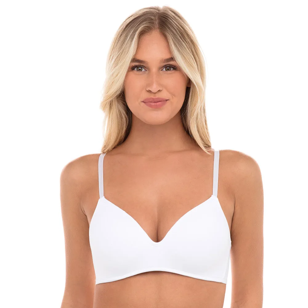 4 Pack Soft Foam Wireless T-Shirt Bra