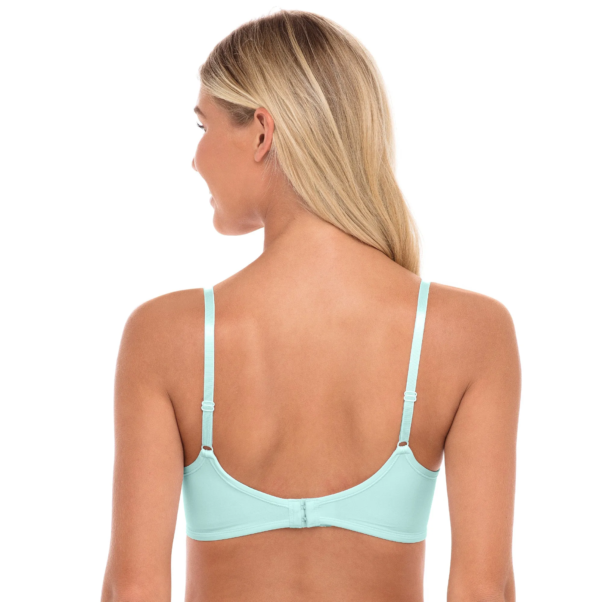 4 Pack Soft Foam Wireless T-Shirt Bra
