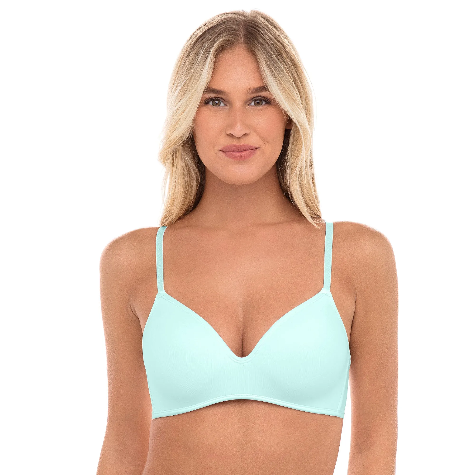 4 Pack Soft Foam Wireless T-Shirt Bra