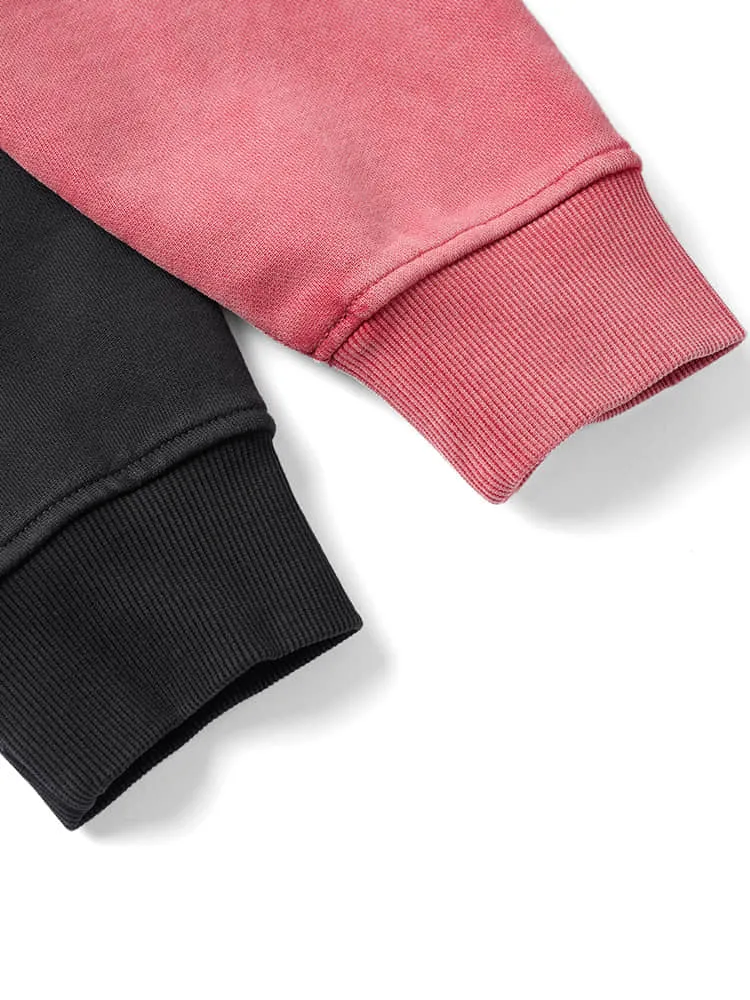 470gsm Washed Vintage Zip Up Hoodies