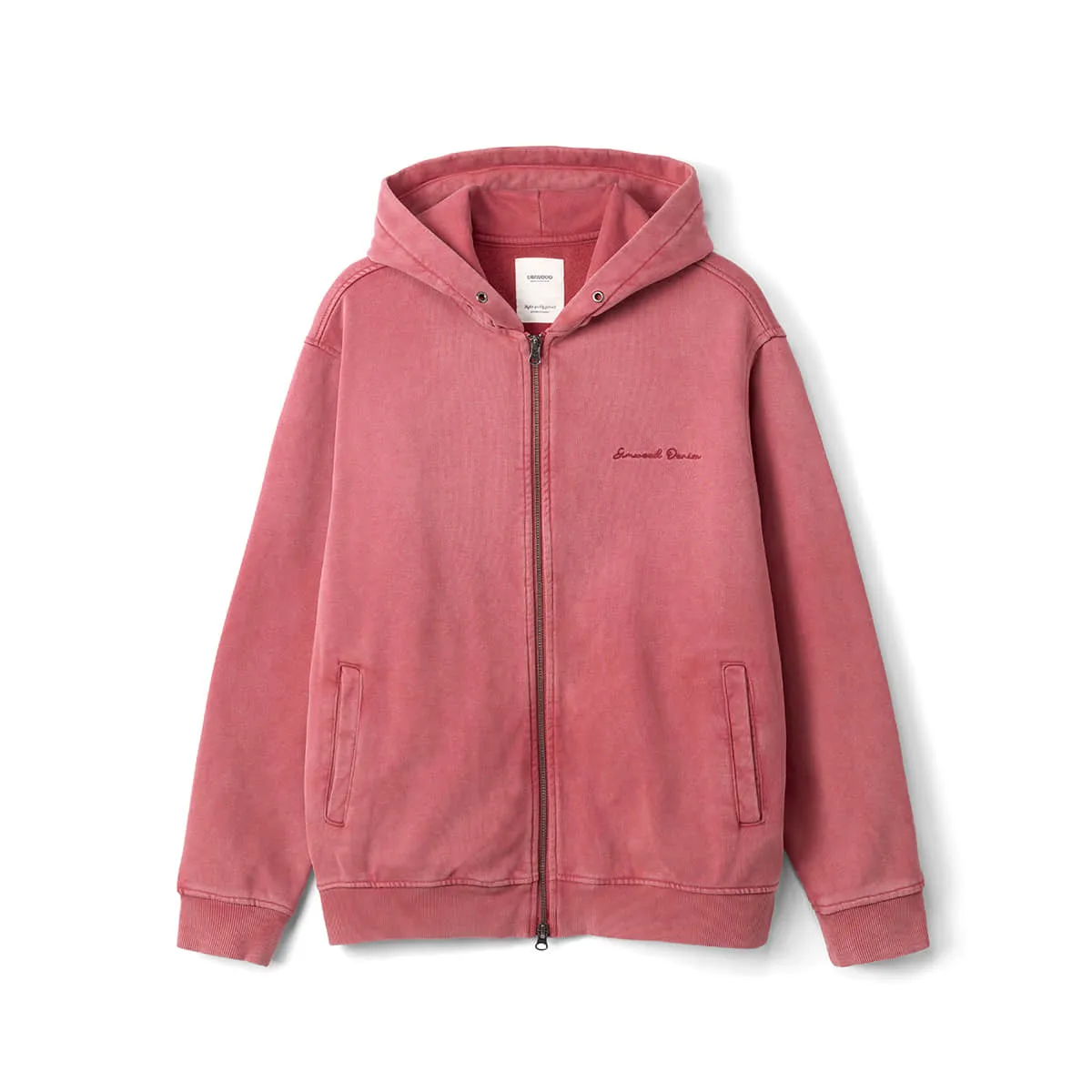 470gsm Washed Vintage Zip Up Hoodies