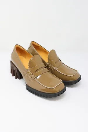 4CCCCEES Bloffo Penny Khaki Shoes
