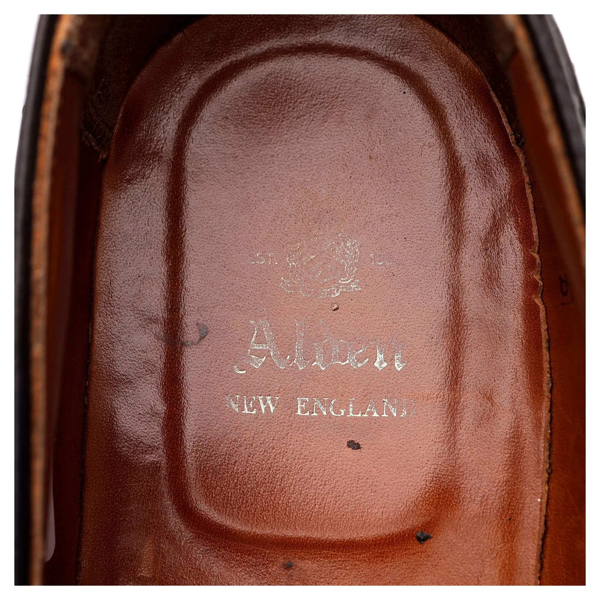'686' Dark Brown Leather Loafers UK 8.5 US 9.5 D
