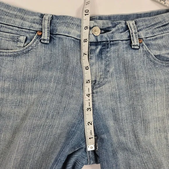 7 For All Mankind Bootcut Jeans Embellished Pocket  Womens Sz 28 measure 31x28