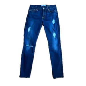 7 For All Mankind Women’s Distressed b(air) the ankle skinny jeans size 27