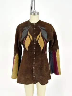 70s East West Musical Instruments Suede Jacket*