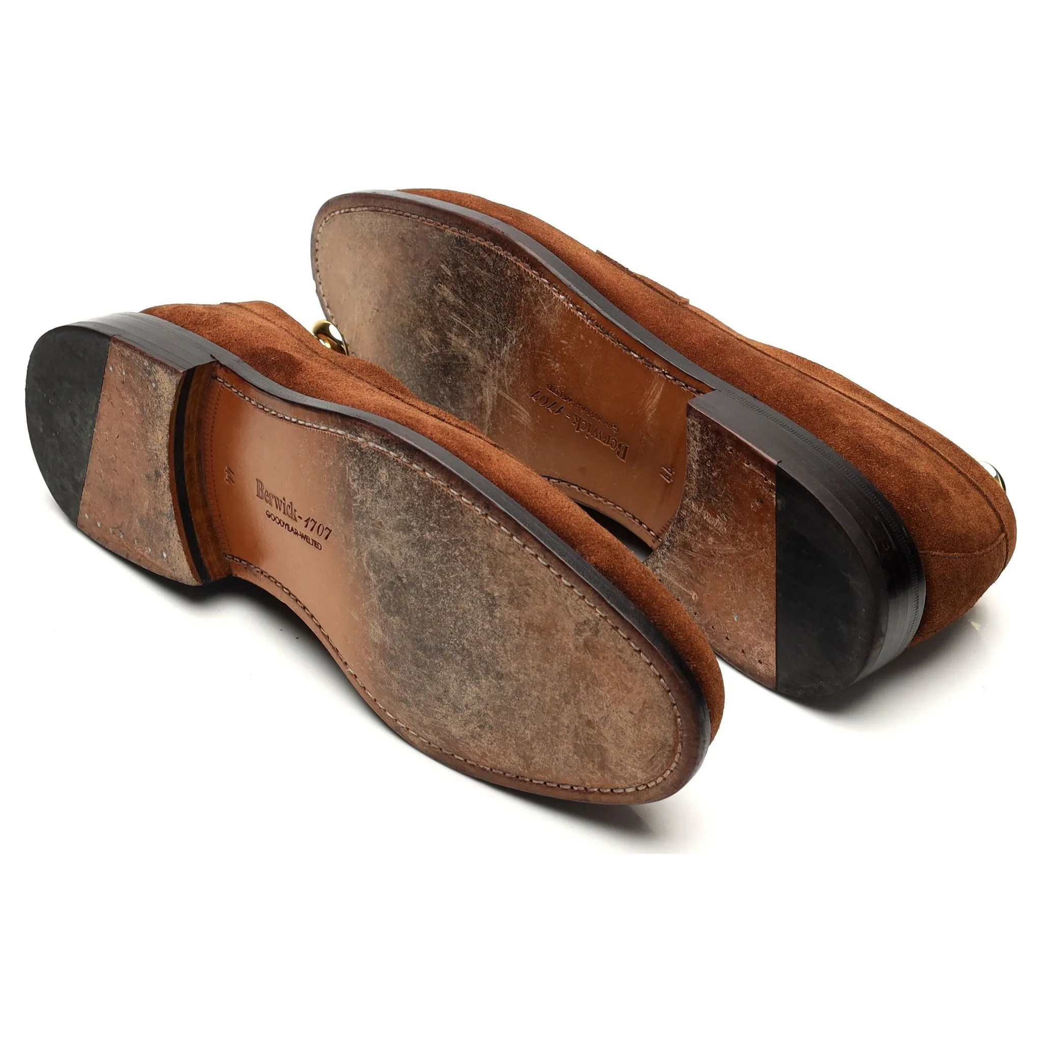 '9628' Snuff Brown Suede Loafers UK 10 EU 44