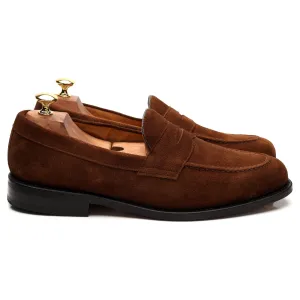 '9628' Snuff Brown Suede Loafers UK 10 EU 44