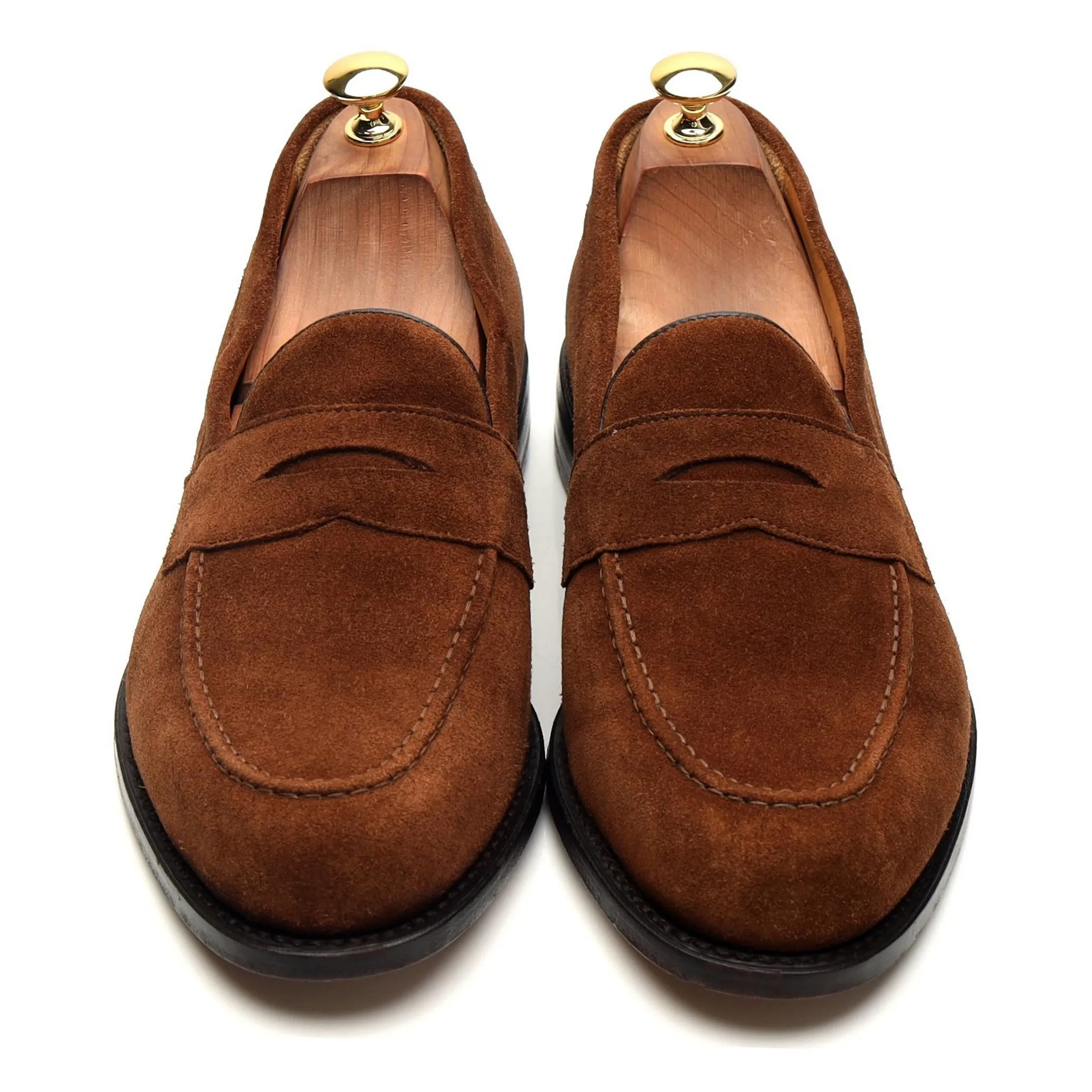 '9628' Snuff Brown Suede Loafers UK 10 EU 44