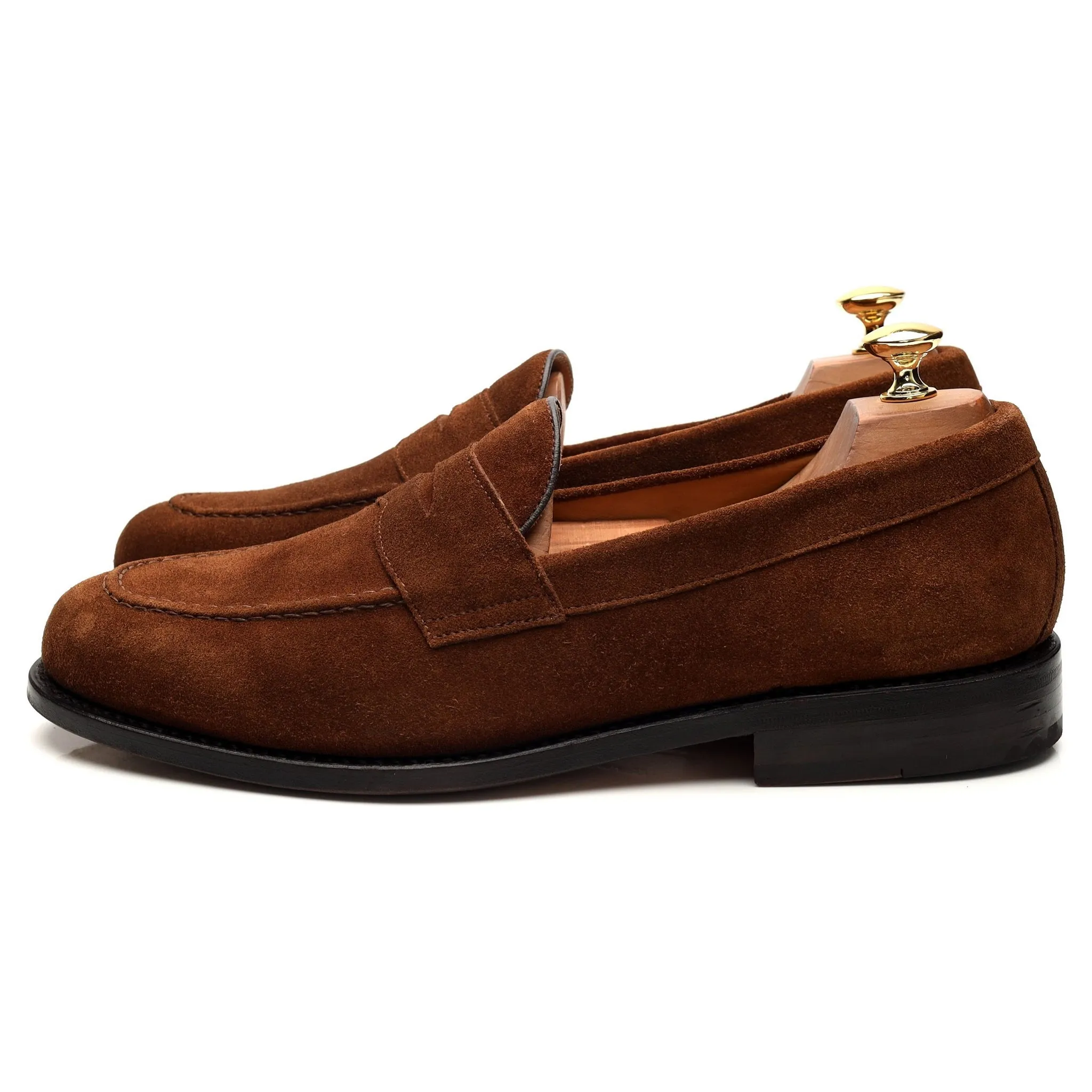 '9628' Snuff Brown Suede Loafers UK 10 EU 44