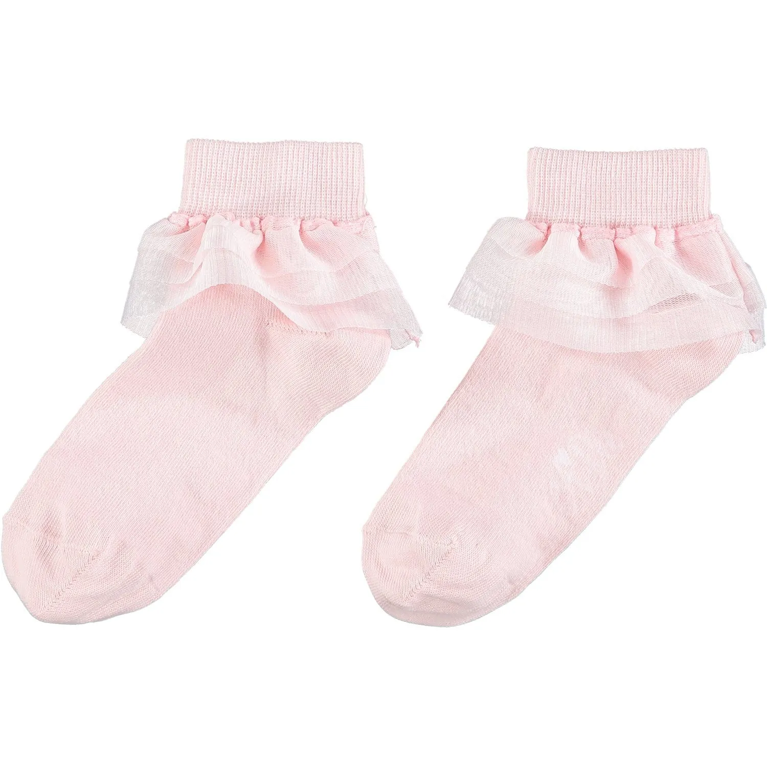 A DEE - Frill Ankle Sock - Pink