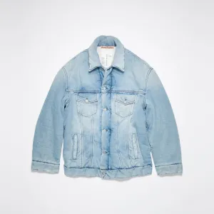 Acne Studios Oversized Fit Denim Jacket Light Blue