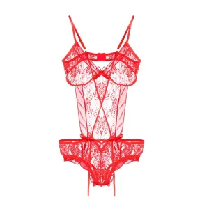 Alexa's Lingerie | One Piece Lace Dress Babydoll Lingerie