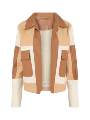 Alexis Allister Jacket in Multi Patchwork