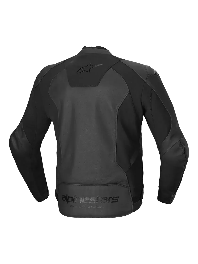 Alpinestars - Faster V3 Black/Black Air Leather Jacket