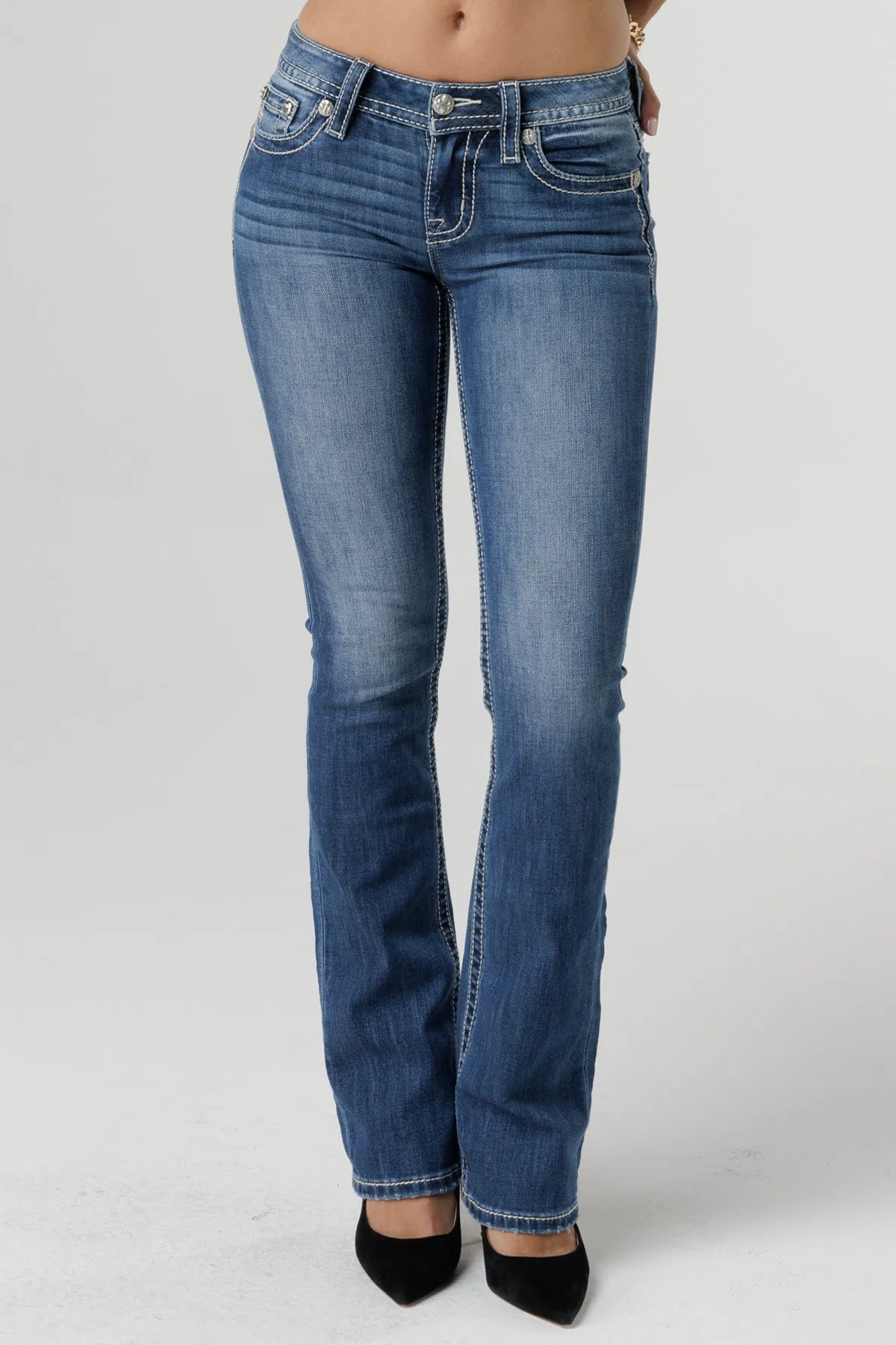 Americana Feathers Bootcut Jeans