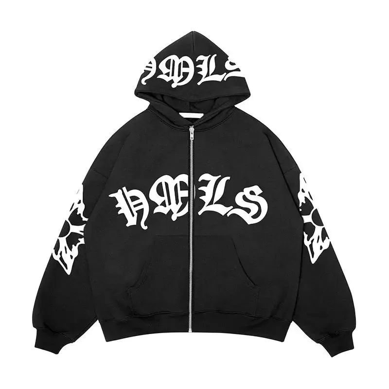 Anarchy Zip Up